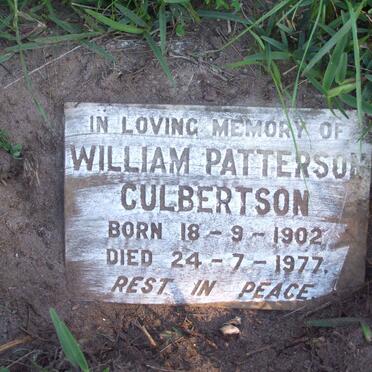 CULBERTSON William Patterson 1902-1977