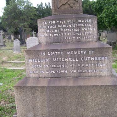 CUTHBERT William Mitchell 1859-1917