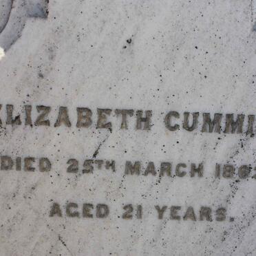 CUMMING Elizabeth -1863
