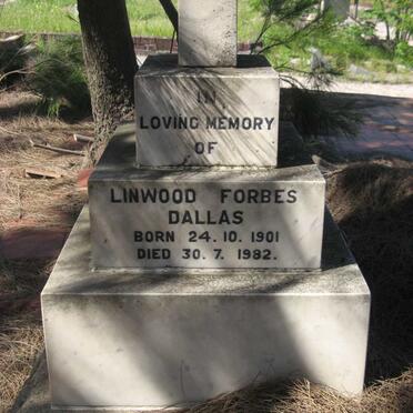 DALLAS Linwood Forbes 1901-1982