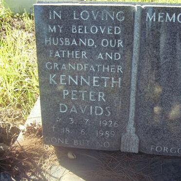 DAVIDS Kenneth Peter 1926-1989