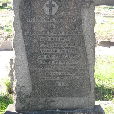 DAVIES Florence Mary nee BARNES -1935