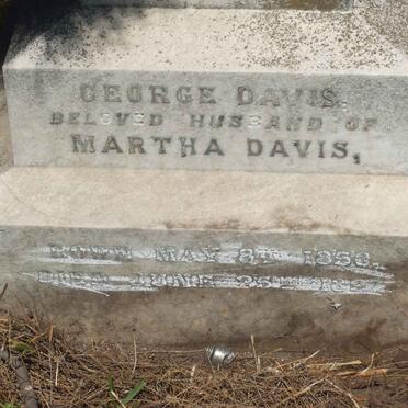 DAVIS George 1850-1897