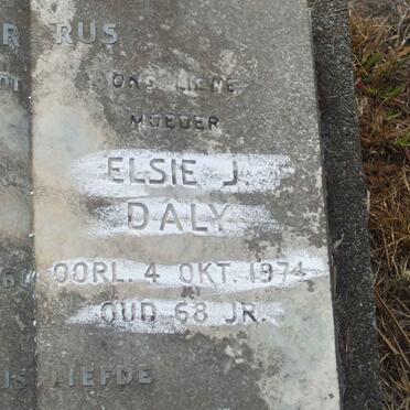 DALY Johannes R. -1961 &amp; Elsie J. -1974