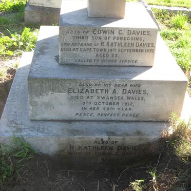 DAVIES Elizabeth A. -1912 :: DAVIES Edwin G. -1937 & R. Kathleen 