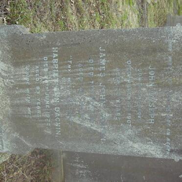 DAGNIN James ? ??-1898 :: John Joseph -1907 :: DAGNIN James John -1912 :: DAGNIN Harriet Ann -1922