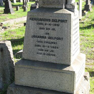 DELPORT Gerhardus -1951 &amp; Johanna COLLINS -1954