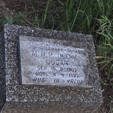 DOGAN M.M.P. 1903-1985