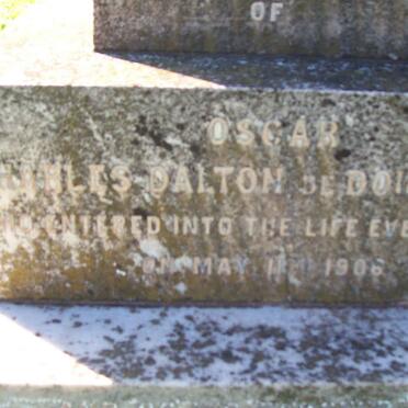 DOUALLIER Oscar Charles Dalton, de -1906 &amp; Selina Helen -1903 