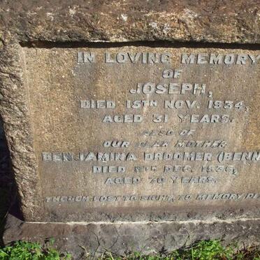 DROOMER Benjamina  -1936 :: DROOMER Joseph -1934