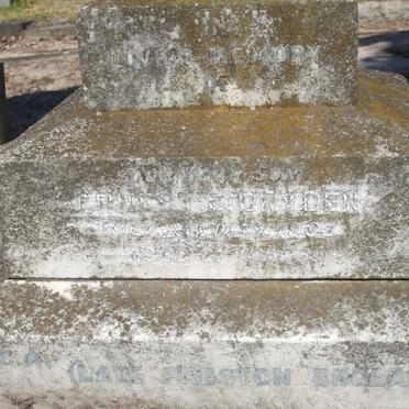 DRYDEN Ernest E. -1903