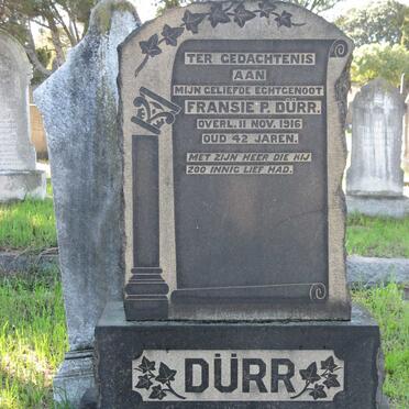 DURR Fransie P. -1916