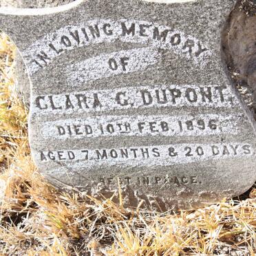 DUPONT Clara G. -1896