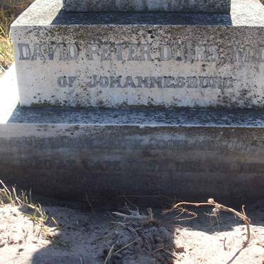 DUIRS David Peter 1854-1912