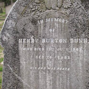 DUNN Henry Burton -1909