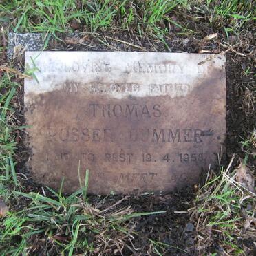 DUMMER Thomas, ROSSER -1958