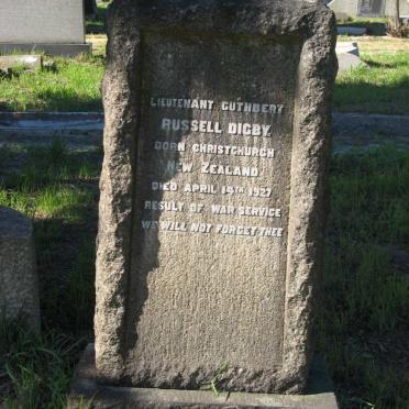 DIGBY Cuthbert Russell -1927