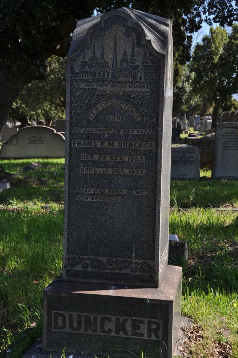 DUNCKER Frans F.M. 1883-1923