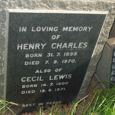 DUCKITT Henry Charles 1895-1970 :: DUCKITT Cecil Lewis 1900-1971