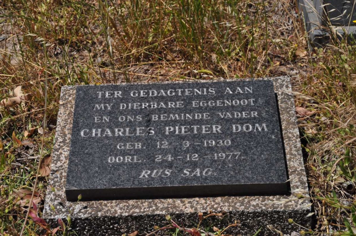 DOM Charles Pieter 1930-1977