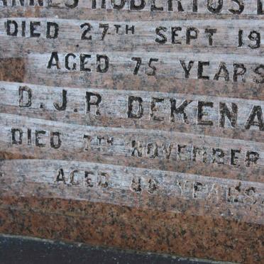 DEKENAH D.J.R. -1948