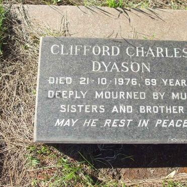 DYASON Clifford Charles -1976