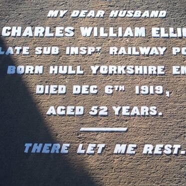 ELLIOTT Charles William -1919