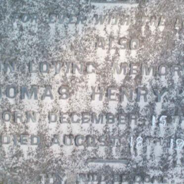 ROSS Thomas Henry 1874-1903