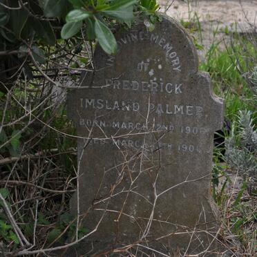 PALMER Frederick Imsland 1906-1906