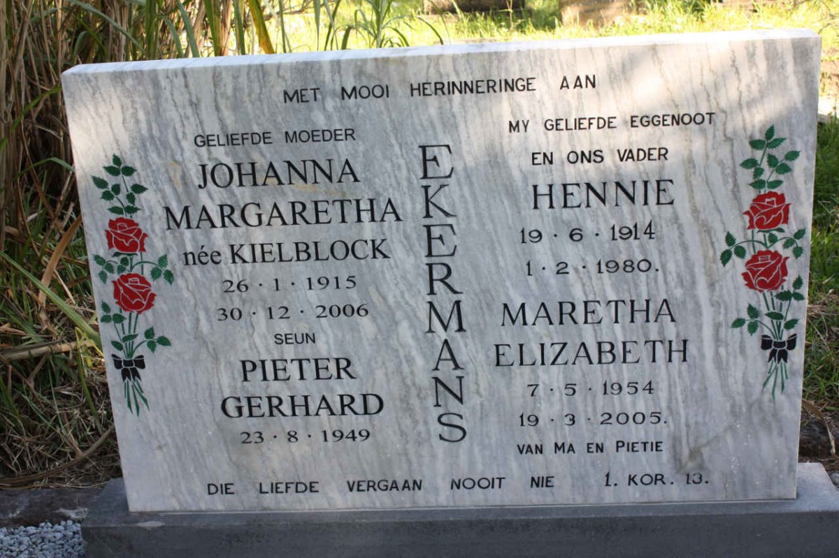 EKERMANS :: KIELBLOCK