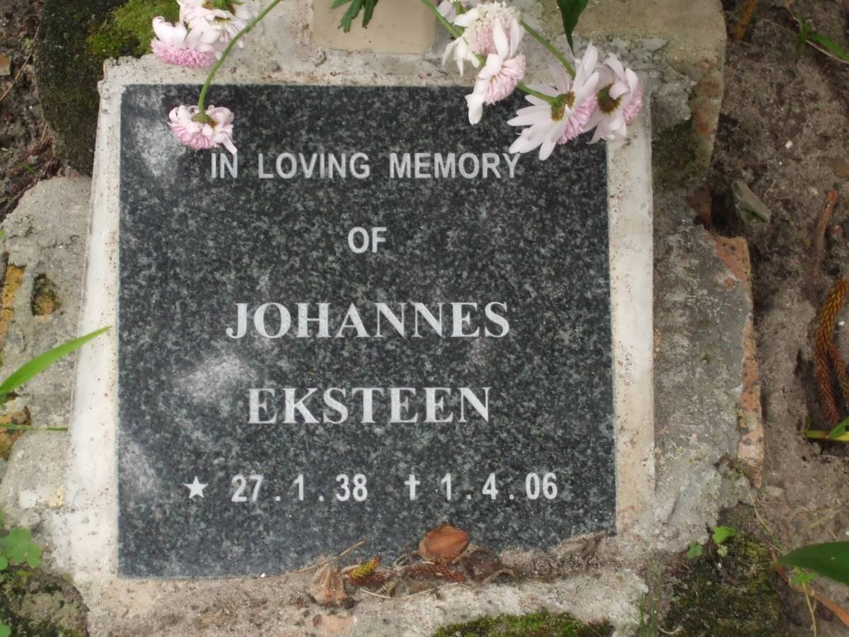 EKSTEEN Johannes 1938-2006