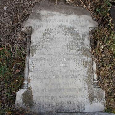 ERXLEBEN Albrecht Wilhelm 1829-1901 &amp; Dorothea Elizabeth nee BEHR 1838-1927 :: ERXLEBEN Marie Hester 1911-1951