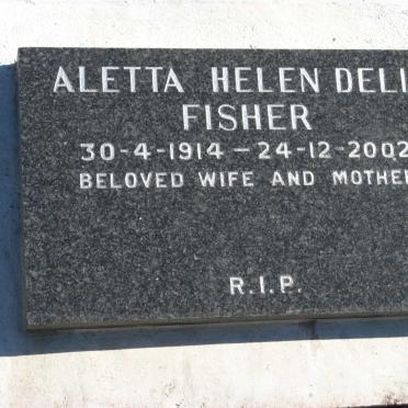 FISHER Aletta Helen Delia 1914-2002