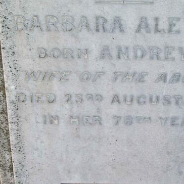 FILLEUL Barbara Aletta nee ANDREWS -1937