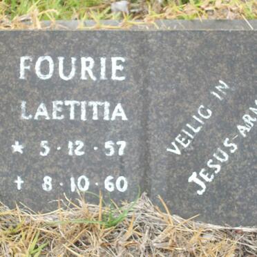FOURIE Laetitia 1957-1960