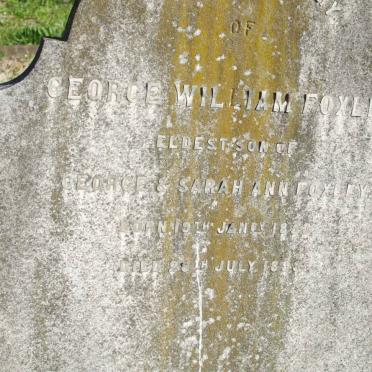 FOXLEY George William 1853-1893