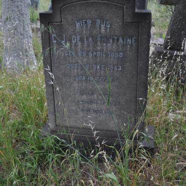 FONTAINE C.J., de la 1880-1953
