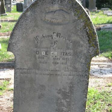 FREITAS D, de nee ??a?b  1873-1910