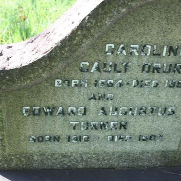 DRURY Caroline Gault 1894-1953 :: TURNER Edward Augustus 1910-1967