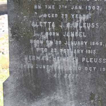 PLEUSS Herman Heinrich 1841-1926