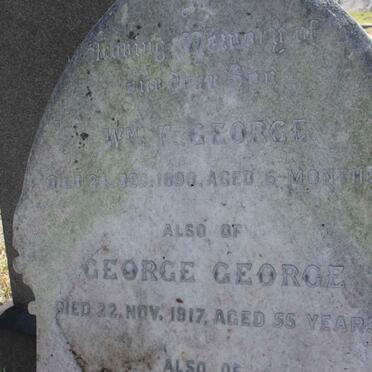 GEORGE William. F. -1898 :: GEORGE George -1917