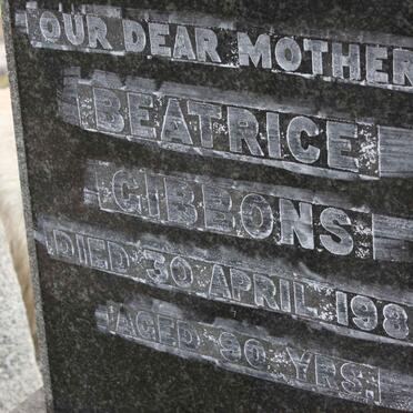 GIBBONS Beatrice -1983