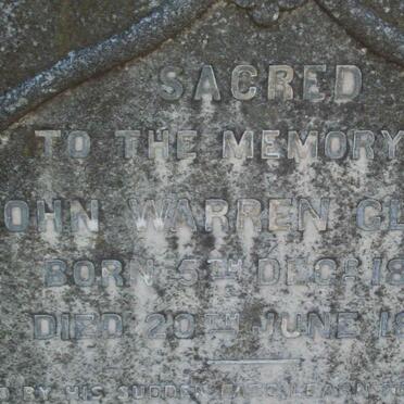 GLYNN John Warren 1814-1862