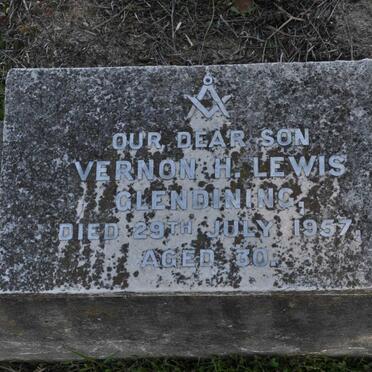 GLENDINING Vernon H. Lewis -1957