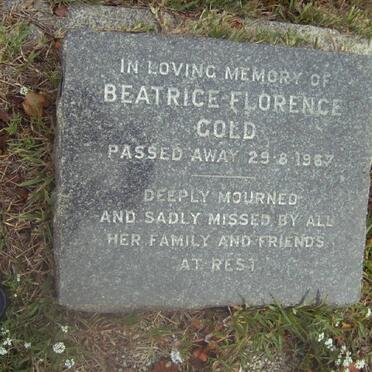 GOLD Beatrice Florence -1967