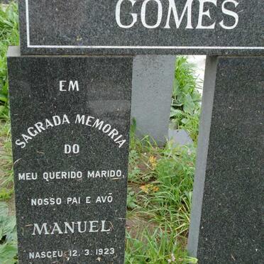 GOMES Manuel 1923-1980