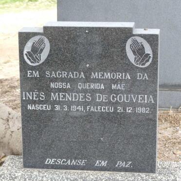 GOUVEIA Inĕs Mendes, de 1941-1982