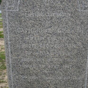 GORDON Catherine 1845-1907