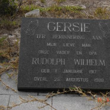 GERSIE Rudolph Wilhelm 1917-1988
