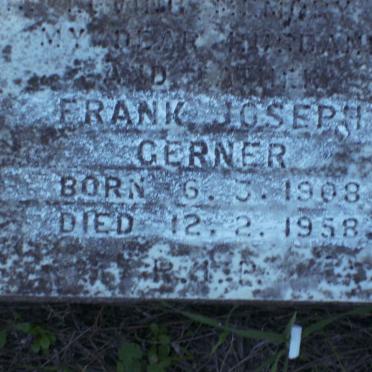 GERNER Frank Joseph 1908-1958